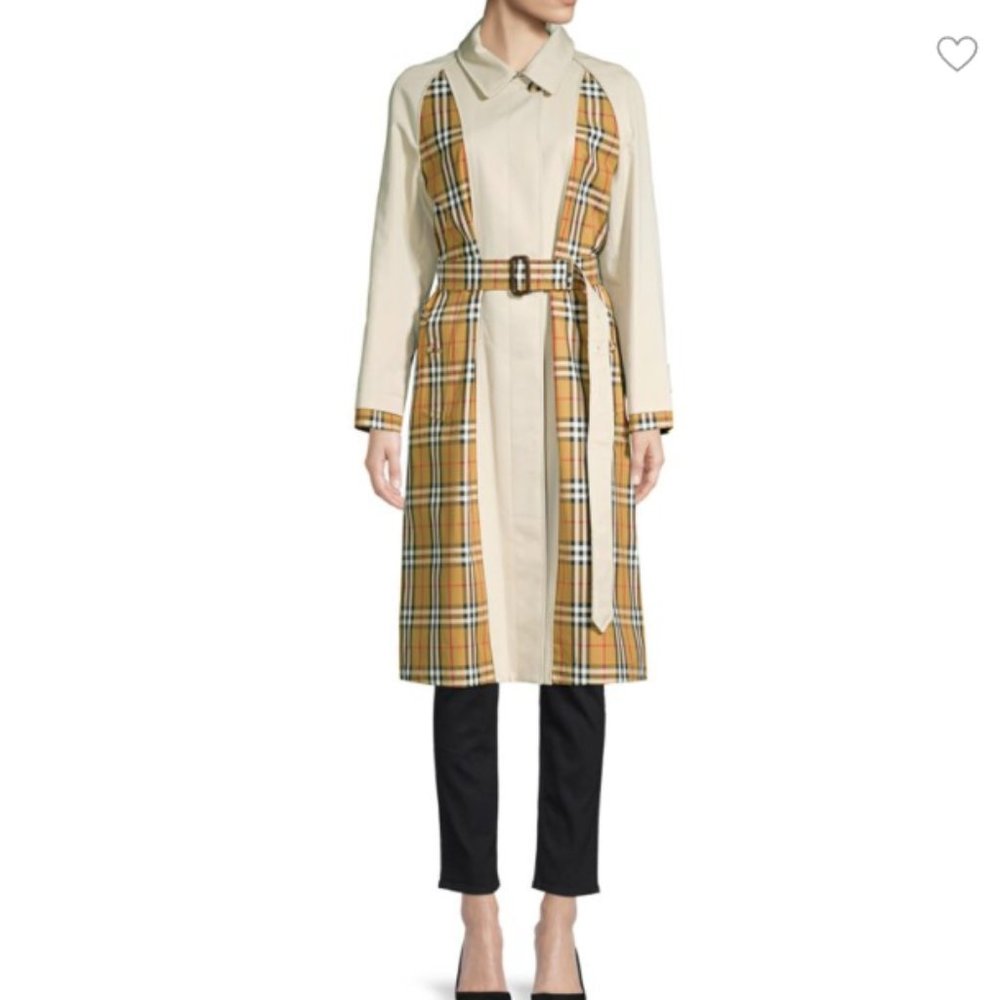 Burberry Guiseley Check Trench Coat